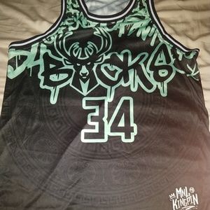 Milwaukee bucks Giannis concept jersey